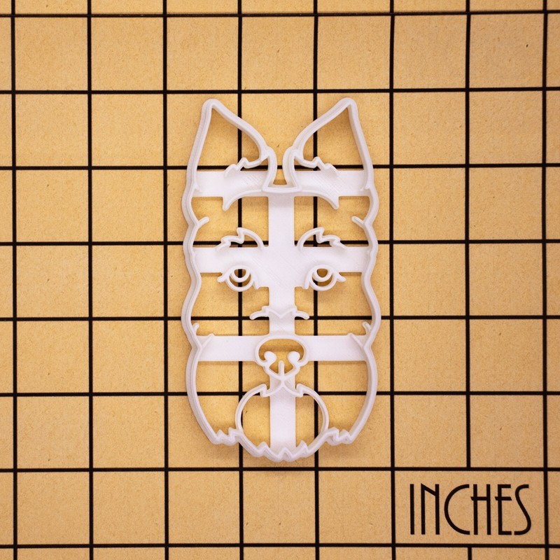 Scottish Terrier Dog Face Cookie Cutter - Bake Scottie portrait birthday treats gallery
