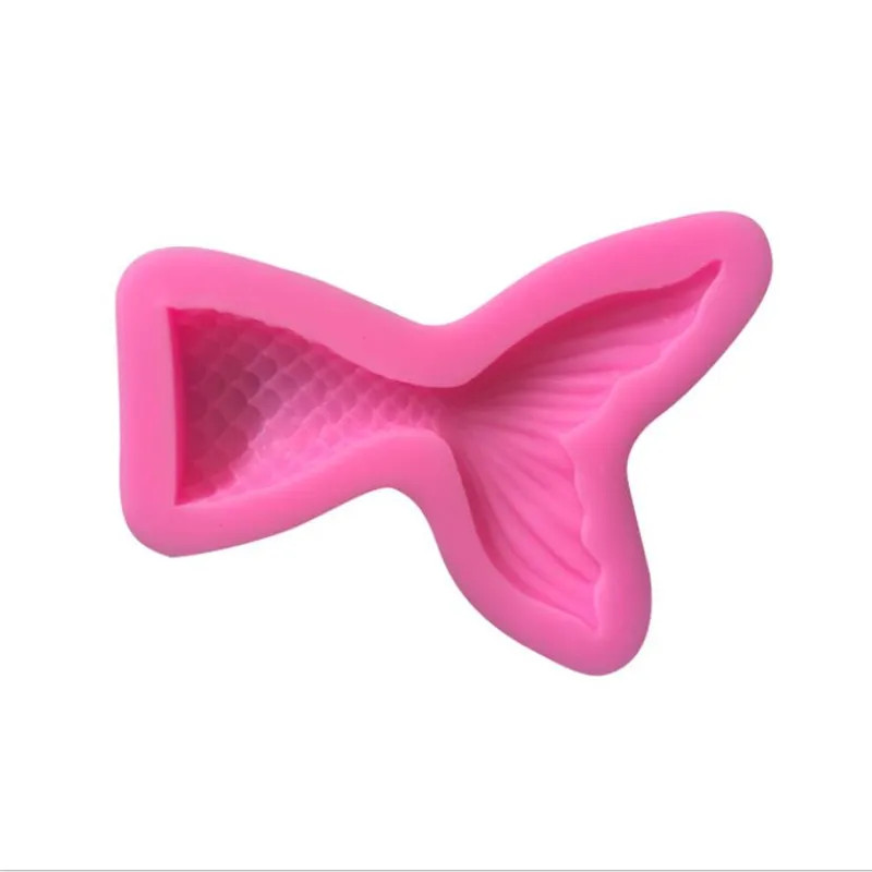 1 Pcs Silicone Mold Mermaid Tail Conch Patten Gum Paste Chocolate Fondant Cake M gallery