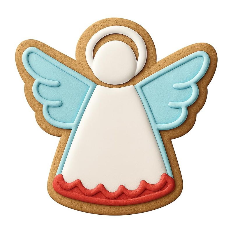 Classic Winged Flyer Cookie Cutter & Stamp, Fondant & Clay Cutter - 3.9x4" gallery
