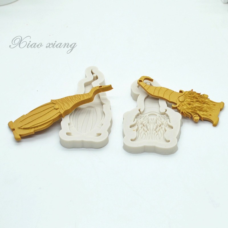 2pc Santa Head Silicone Mould Christmas Cake Decorating Tools Santa Claus gallery