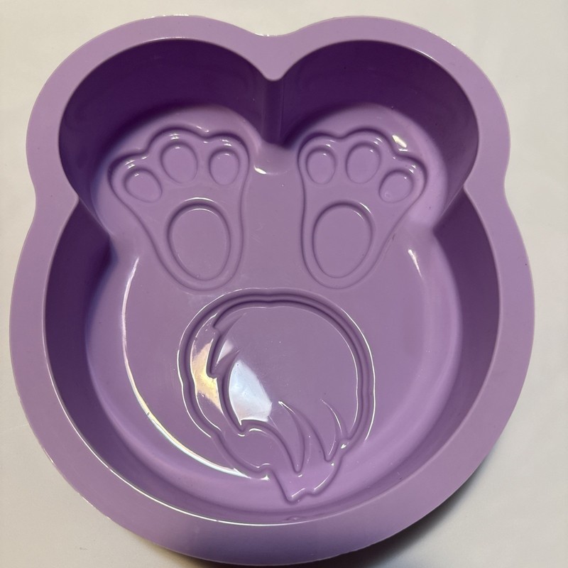 Crofton 2019 Silicone 3D Bunny Rabbit Tooshie Light purple Mold (bunny butt) gallery