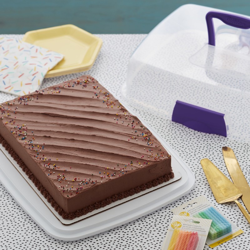 Oblong Cake and Cupcake Carrier, Practical Cupcake Container, Plastic gallery