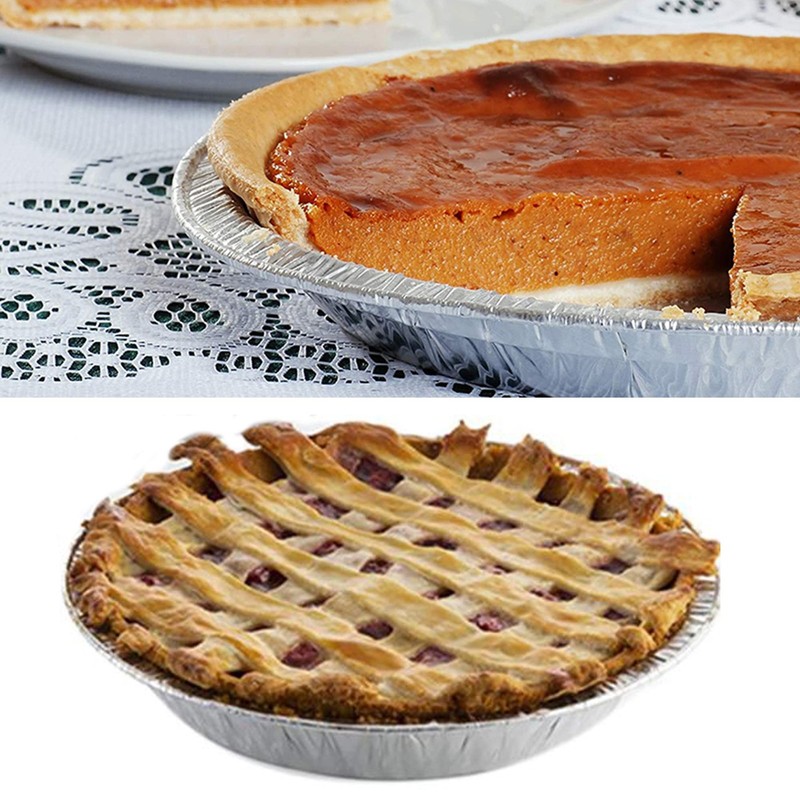 Waytiffer (50 Pack Pie Pans 5 inch,Mini Tins 50pack(5inch), Silver gallery