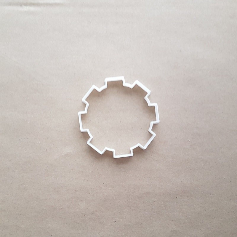 Cog Gear Machine Circle Shape Cookie Cutter Dough Biscuit Pastry Fondant Sharp gallery
