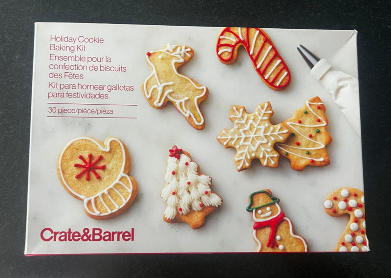 Crate & Barrel Holiday Cookie Decorating Kit gallery