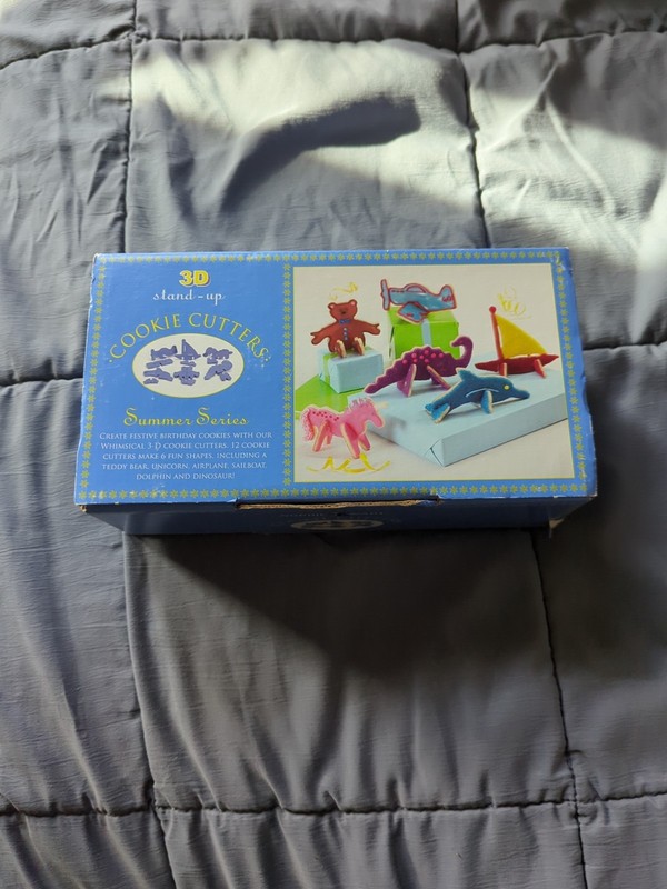 Nordic Ware 3D Stand Up Cookie Cutters Summer Series Set of 6 shapes