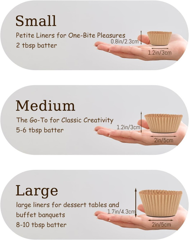 300PCS Mini Gradient Cupcake Liners Cupcake Cups 6 Designs Small Blue Gradient C gallery