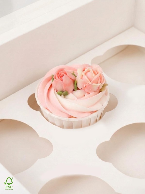 Auto-pop Up Cupcake Boxes with Window 40PCS 12 Count Cupcake Box 13"x10"x3.5"... gallery