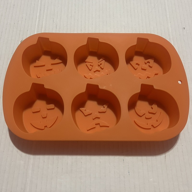 Halloween Pumpkin Silicone Mold Chocolate Jello Fall Holiday Orange New