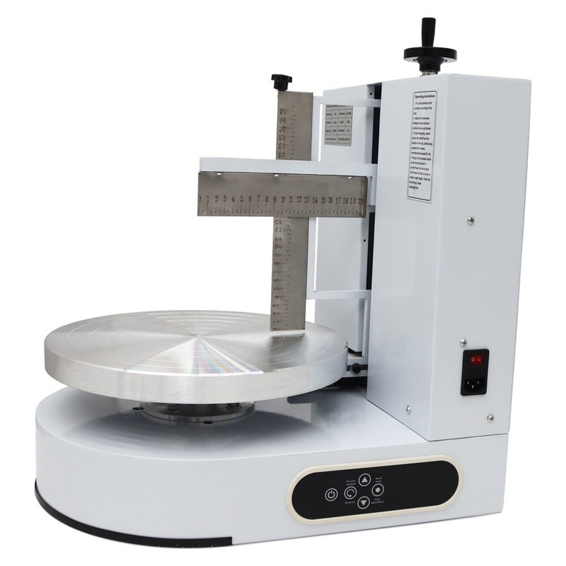 4-12'' Cake Cream Decorating Spreader Cake Cream Automatic Smearing Machine 110V gallery