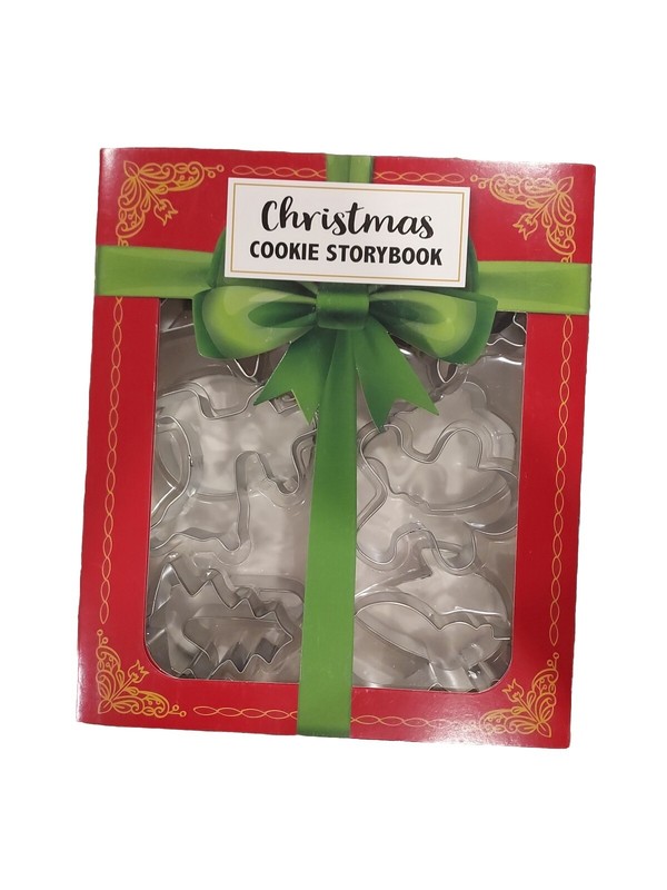 NEW Christmas Cookie StoryBook set – 12 cookie cutters by Celebrate IT Cook Book