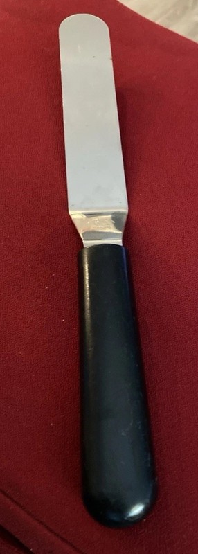 Pampered Chef Angled Cake Decorating Spatula. 12.5" Long. NH3-1165 gallery