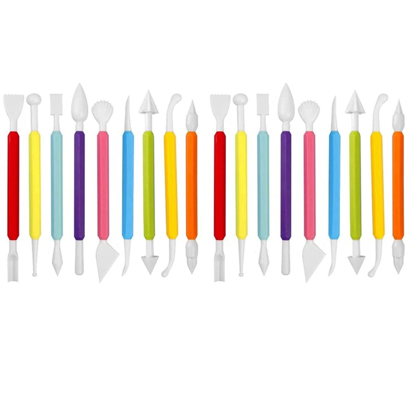 18Pcs Fondant Modeling Tools Set, Paste for Cake Decorating, Cake8251
