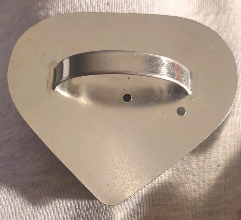 Double Heart inside within Heart-Shaped Metal Cookie Cutter Silver With Handle gallery
