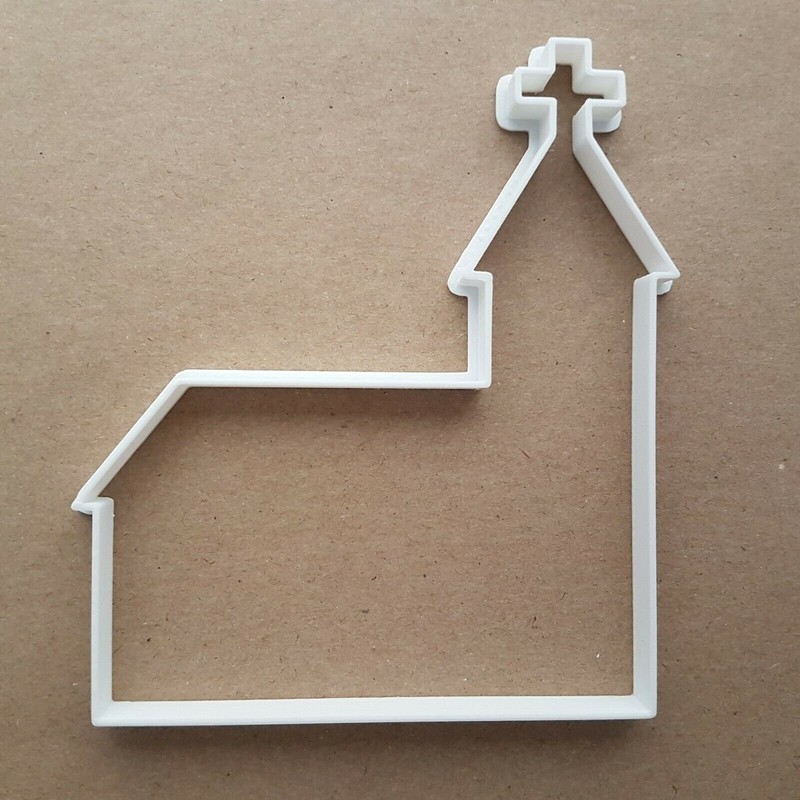 Church Steeple Cross Building Shape Cookie Cutter Dough Biscuit Fondant Stamp gallery