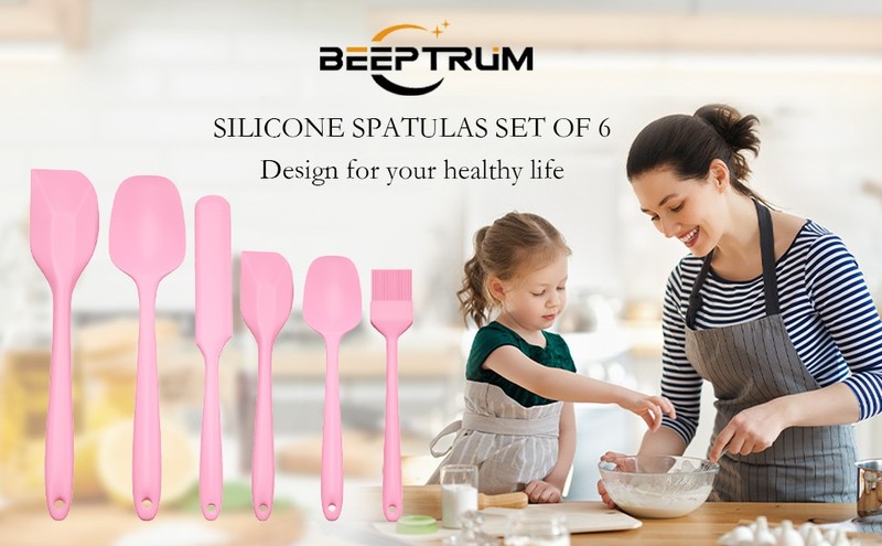 Heat Resistant Silicone Spatulas Set 6pcs, Sel Design Non-Sti gallery
