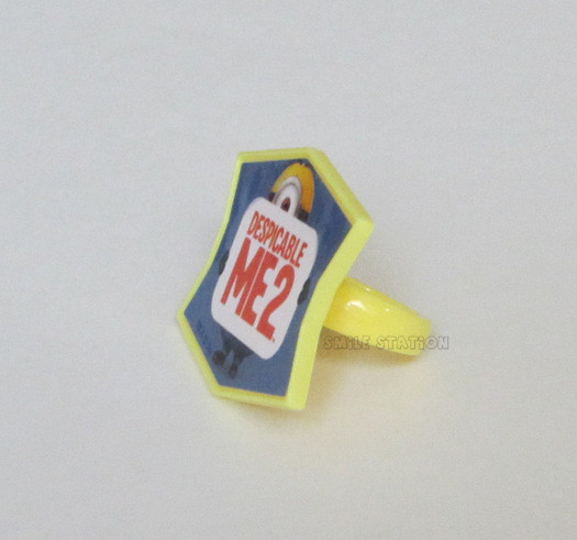 12 Despicable Me 2 Minions Cup Cake Rings Toppers Kid Bday Party Goody Bag Favor gallery