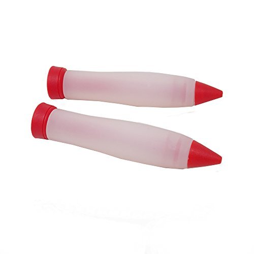2 Pack Silicone Cake Writing Pen Cookie Cream Pastry Chocolate Decorating Pen