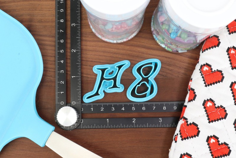 Pirate Script FONT Cookie Cutters - Fondant Letters gallery