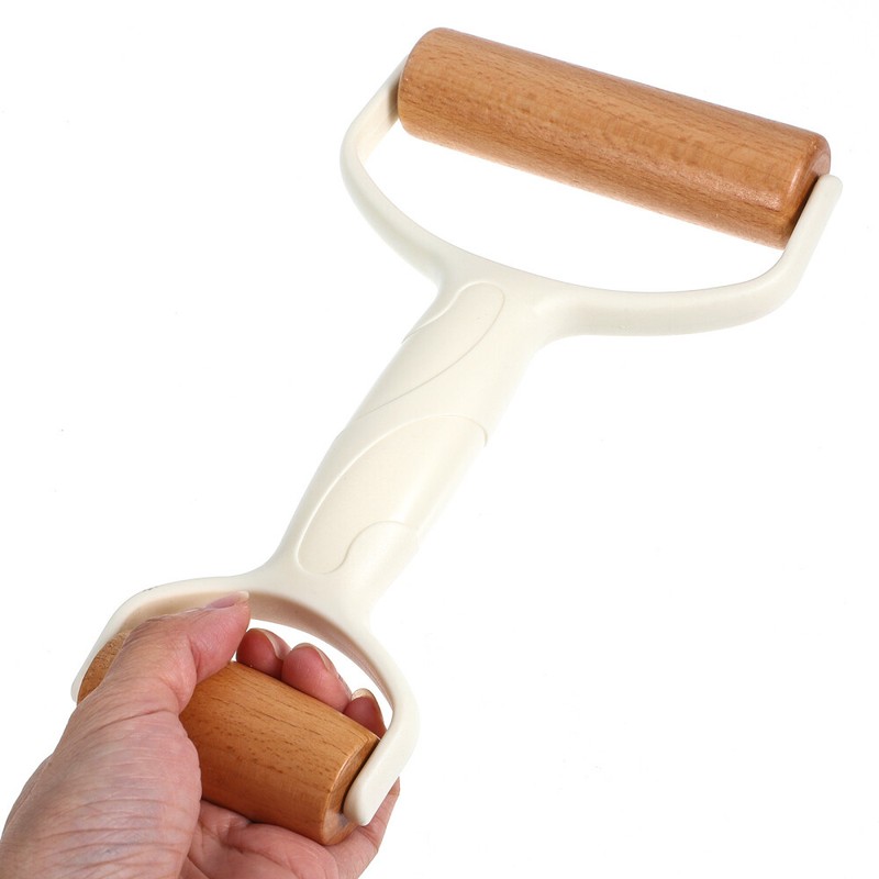Pastry Roller Dual Ends Roller Pin Baking Pizza Roller Handheld Dough Roller Pin gallery