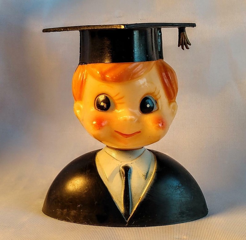 VINTAGE Wilton Graduation Graduate Male Cake Topper ~ W788 Hong Kong
