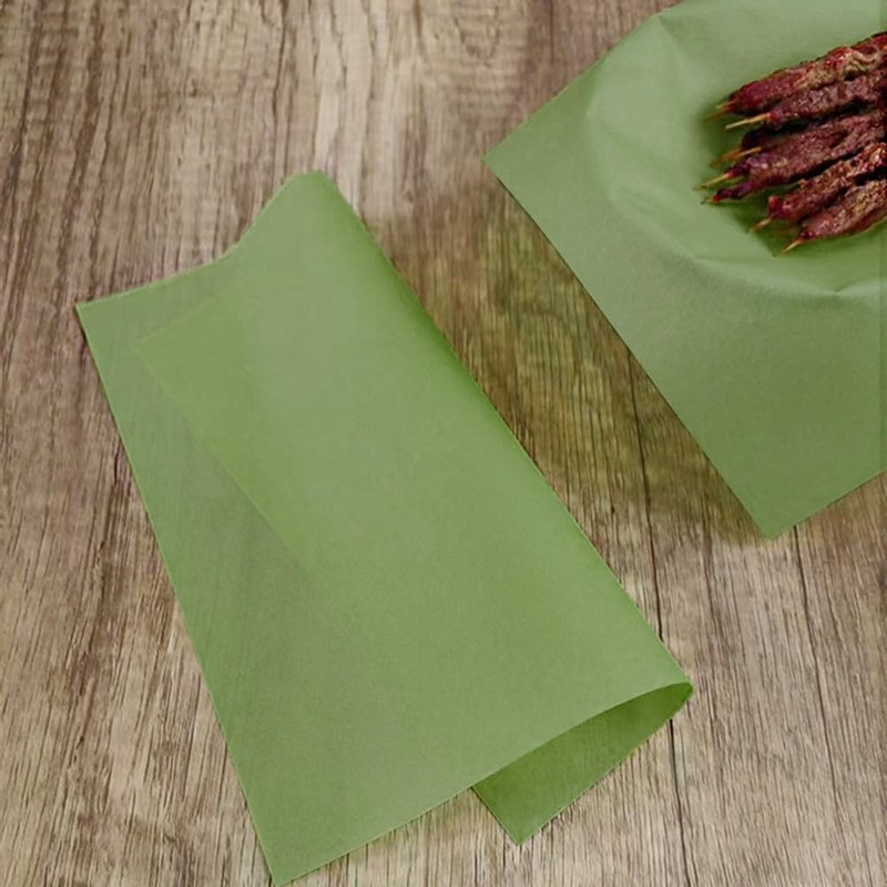100Pcs Wax Paper Sheets for Food, Basket Liners, Greaseproof Deli Wrapping