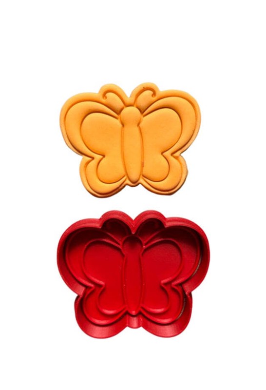 Easter Elements Cookie Cutter Stamp Flower Stars Ribbon Basket Chick Butterfly gallery
