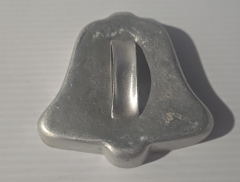 Vintage Aluminum Cookie Cutter With Handle Mold CHRISTMAS BELL