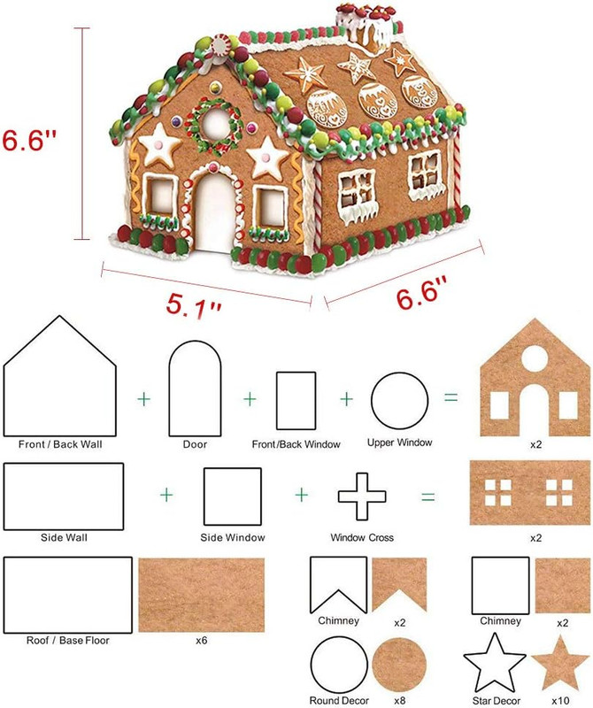 Gingerbread House Cookie Cutter Set, Kit, Christmas Silver gallery