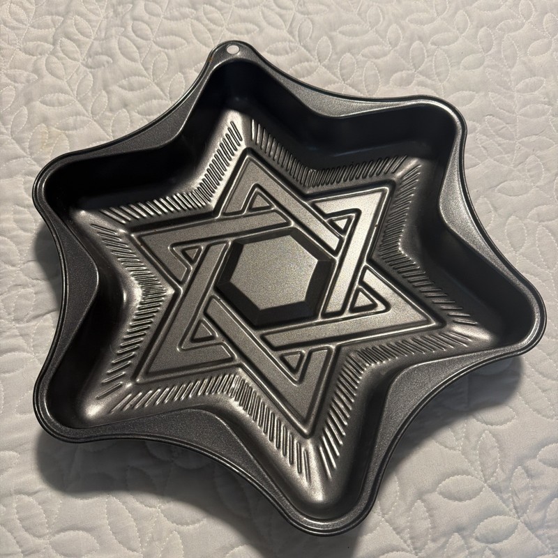 2001 The Kosher Cook Star Of David Cake Pan Baking FAST SHIP gallery