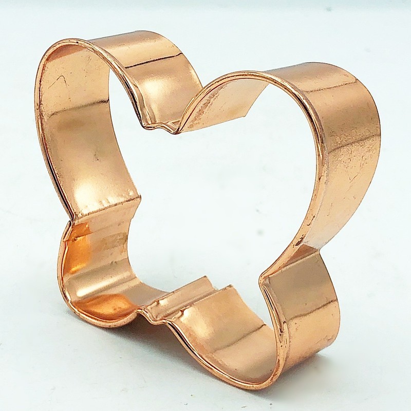Copper-Colored Butterfly Cookie Cutter