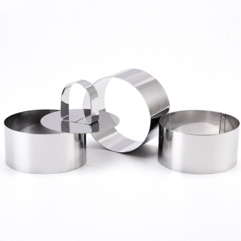 1Set Stainless Steel Mousse Cake Mold Pastry Cutter Multipurpose Baking Tool Set gallery