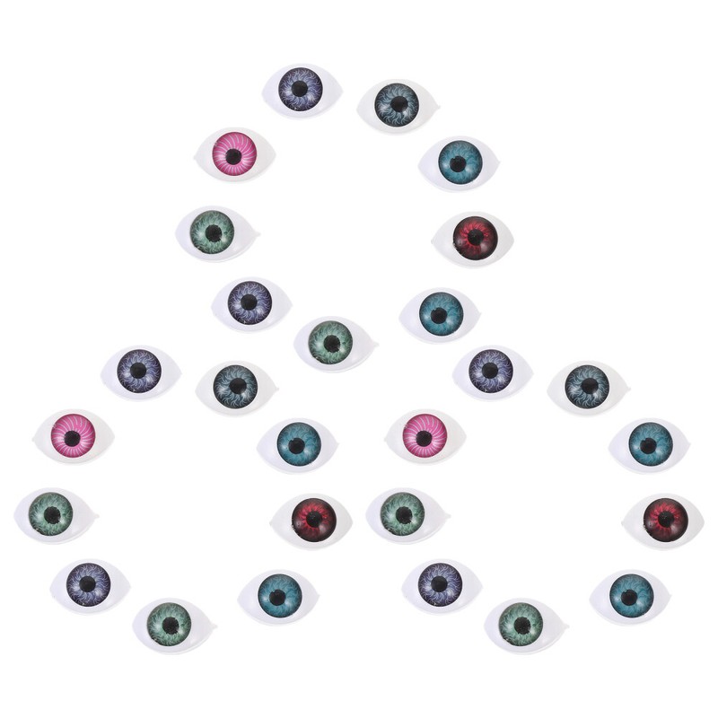 60Pcs Horrible Eyes Crafts Realistic Fake Eyeballs for Decor Dolls gallery