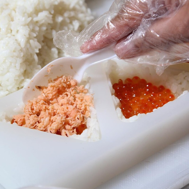 TIKUSAN Onigiri Mold Musubi Maker Japanese Rice Ball Press Onigiri Mold Tray ... gallery