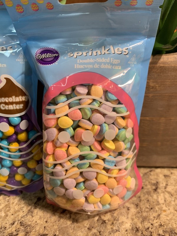 Wilton Sprinkles Chip Crunch & Double Sided Egg Sprinkles Easter Sprinkles U94 gallery