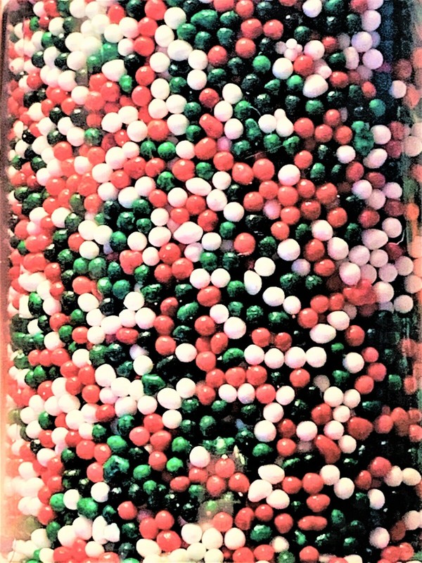 (3) Nicole's Christmas Candy Sprinkles Mix Baking Cookies Decoration NEW SEALED gallery