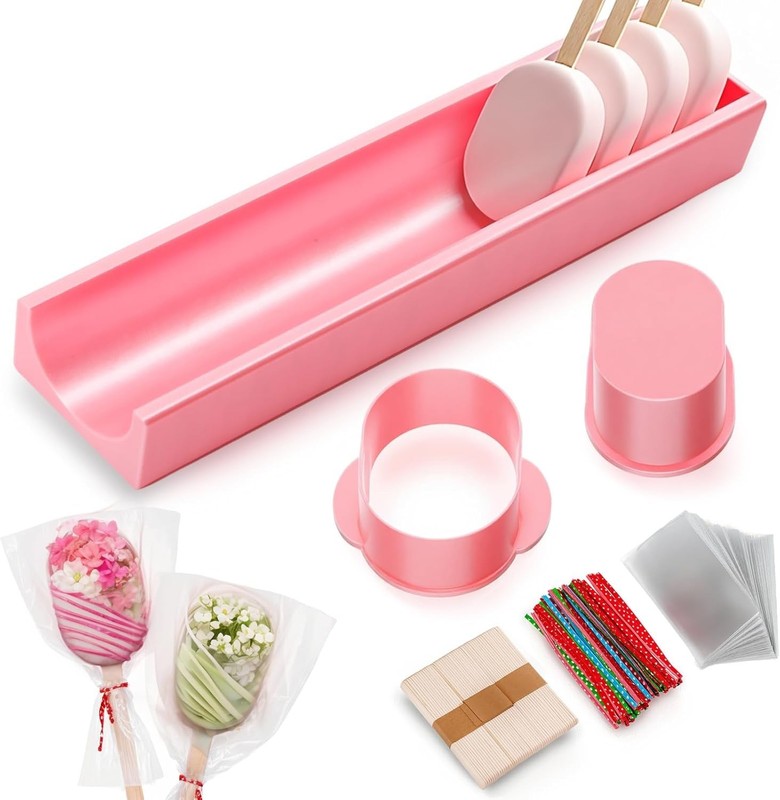 Cakesicle Cutter Tray with Ribbons - Baking Set gallery