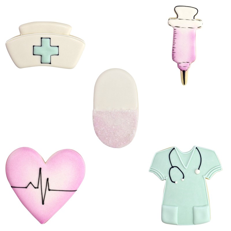 R&M International 9 Piece Dental and Nurse Cookie Cutter Set gallery