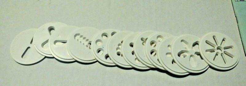 VTG Wilton Spritz Cookie Press 12 Disc Set Cookie Press Super Shooter gallery