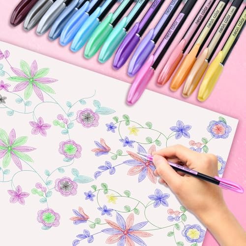36 Colors Gel Pens Gel Pen Set for Adult 36 Colors / 3 Assorted Gel Ink gallery