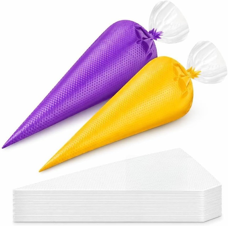 100 Pcs 12 Inch Piping Bags Disposable, Thickened Anti-Burst Pastry Bags for