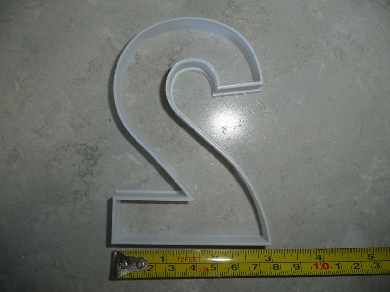 NUMBER TWO 2 BIRTHDAY ANNIVERSARY LARGE SIZE 4" COOKIE CUTTER USA PR3802 gallery