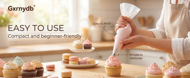 100 Pcs 12 Inch Piping Bags Disposable, Thickened Anti-Burst Pastry Bags for gallery
