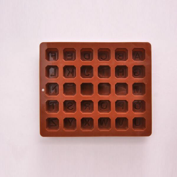 ALPHABET BLOCKS Letters Silicone Mould Chocolate Candy Mold Cupcake Sugarpaste gallery