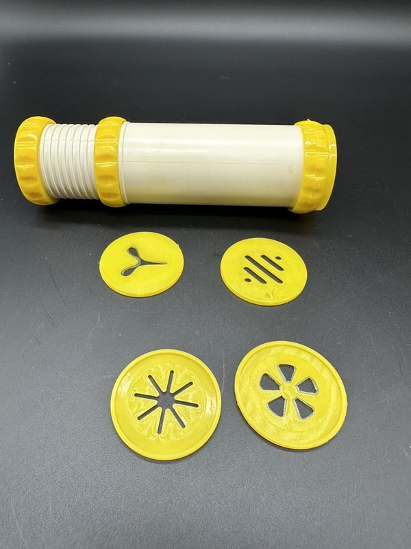 Vintage Domino Sugar, cookie press and decorator Instructions 4 Discs Plastic gallery