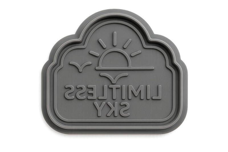 Limitless Sky Cloud Cookie Cutter - 4x3.6" Creative Kitchen Design gallery