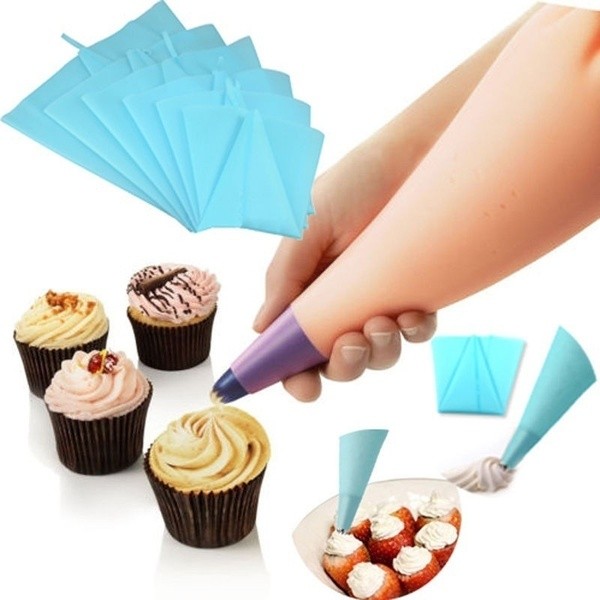 Pastry Bag Icing Piping Baking Cake Decorating Reusable Food Safe