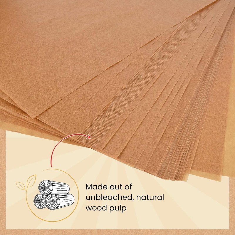 Hburr Patty Paper Squares 5"x5", 300Pcs Parchment Paper Sheets | gallery