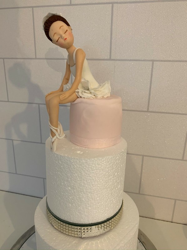 Edible Personalized Ballerina Cake Topper Cake decoration Princess Dance gallery