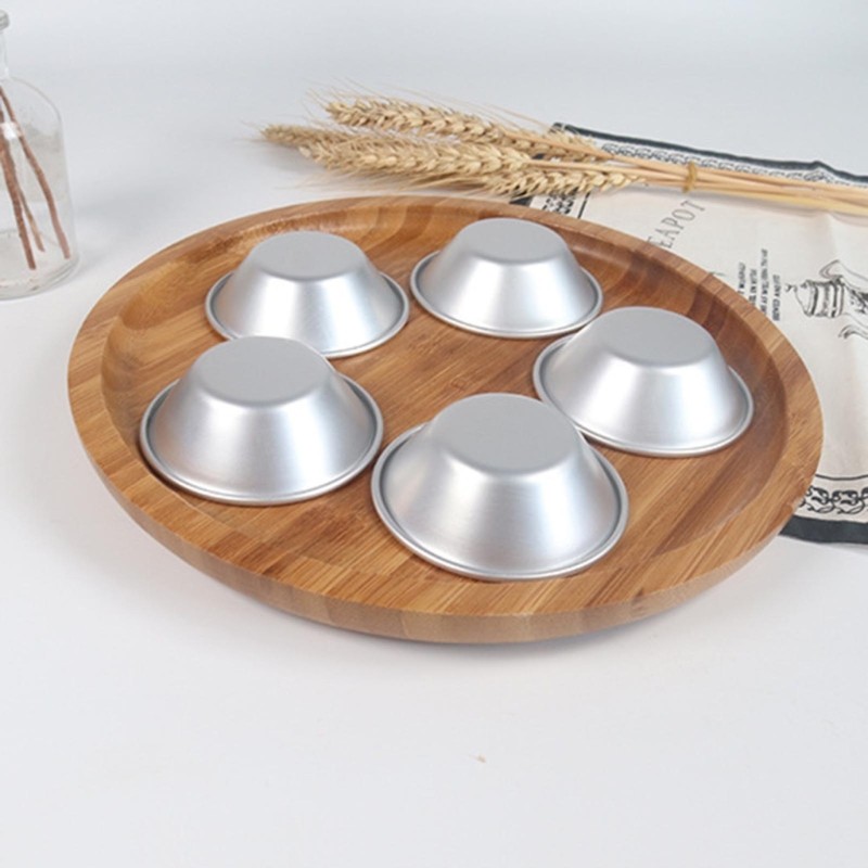 10 PCS Tart Pans Mini Molds Pastry Mold Aluminum Alloy Material Eggs Tart Molds gallery
